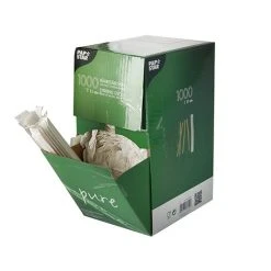 PAPSTAR 10000 Rührstäbchen, Holz "pure" 11 Cm X 5 Mm Einzeln Gehüllt -APS shop 21ce6951 25af 470b aa0f 71350e264d6d