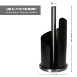 Null MamboCat Küchenrollenhalter Rolo Schwarz - 22170274 12 Null MamboCat Küchenrollenhalter Rolo Schwarz - 22170274 -APS shop 25e75aba 190f 436f 938a d2bf286092cf scaled