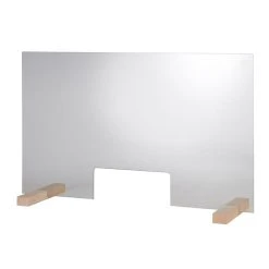 APS Hygieneschutzwand 75 X 24 47,5cm Sicherheitsglas ESG 98014