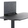 Null APTO Filz Schreibtisch Trennwand 70x60x1cm Mit Tischklemmen, Schwarz
