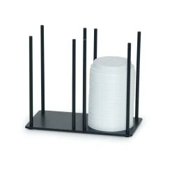 Null DD 131BK - Deckelspender 2 Fächer Schwarz