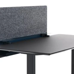 Null APTO Filz Schreibtisch Trennwand 110x60x1cm Mit Tischklemmen, Marineblau