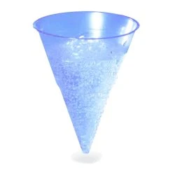 Alternative view of 1-pack 1000x Trinkbecher BLUE CUP Transparent Blau 0,2 L 200 Ml O 70 Mm