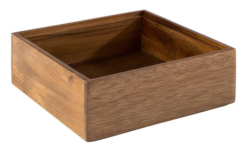 APS Holzbox -WOODY-15 X 15 Cm, H: 5,5 Cm 1 APS Holzbox -WOODY-15 X 15 Cm, H: 5,5 Cm