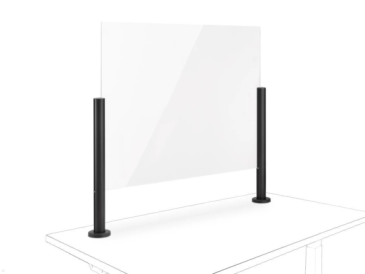 Null APTO Filz Schreibtisch Trennwand 110x60x1cm Mit Tischklemmen, Schwarz 6 Null APTO Filz Schreibtisch Trennwand 110x60x1cm Mit Tischklemmen, Schwarz – Bild 6