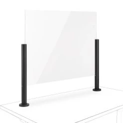 Null APTO Filz Schreibtisch Trennwand 70x60x1cm Mit Tischklemmen, Schwarz -APS shop f963a6c8 6eee 49b5 bf52 d6a106758352 4